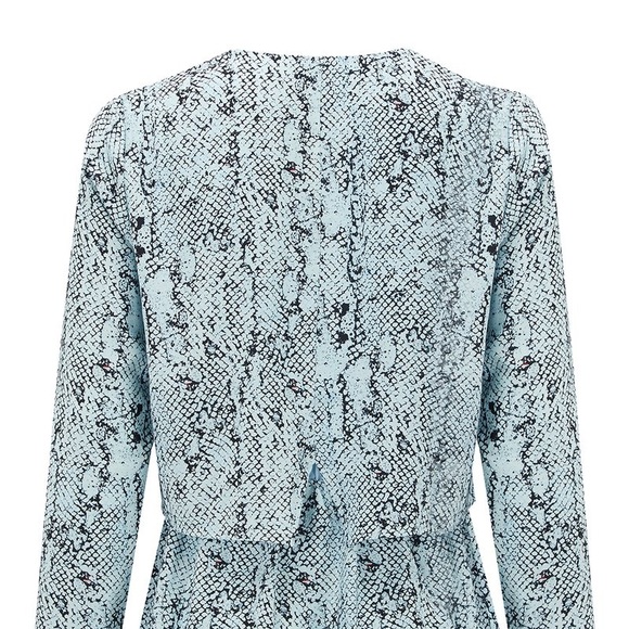 NWT COOPER AND ELLA EVIE BLOUSE - MODERN SNAKE PRINT Size Large - Picture 4 of 10